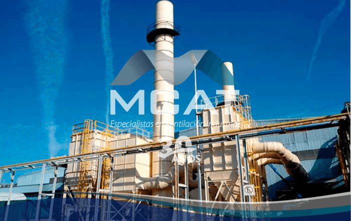 ventilación industrial y extracción de contaminantes