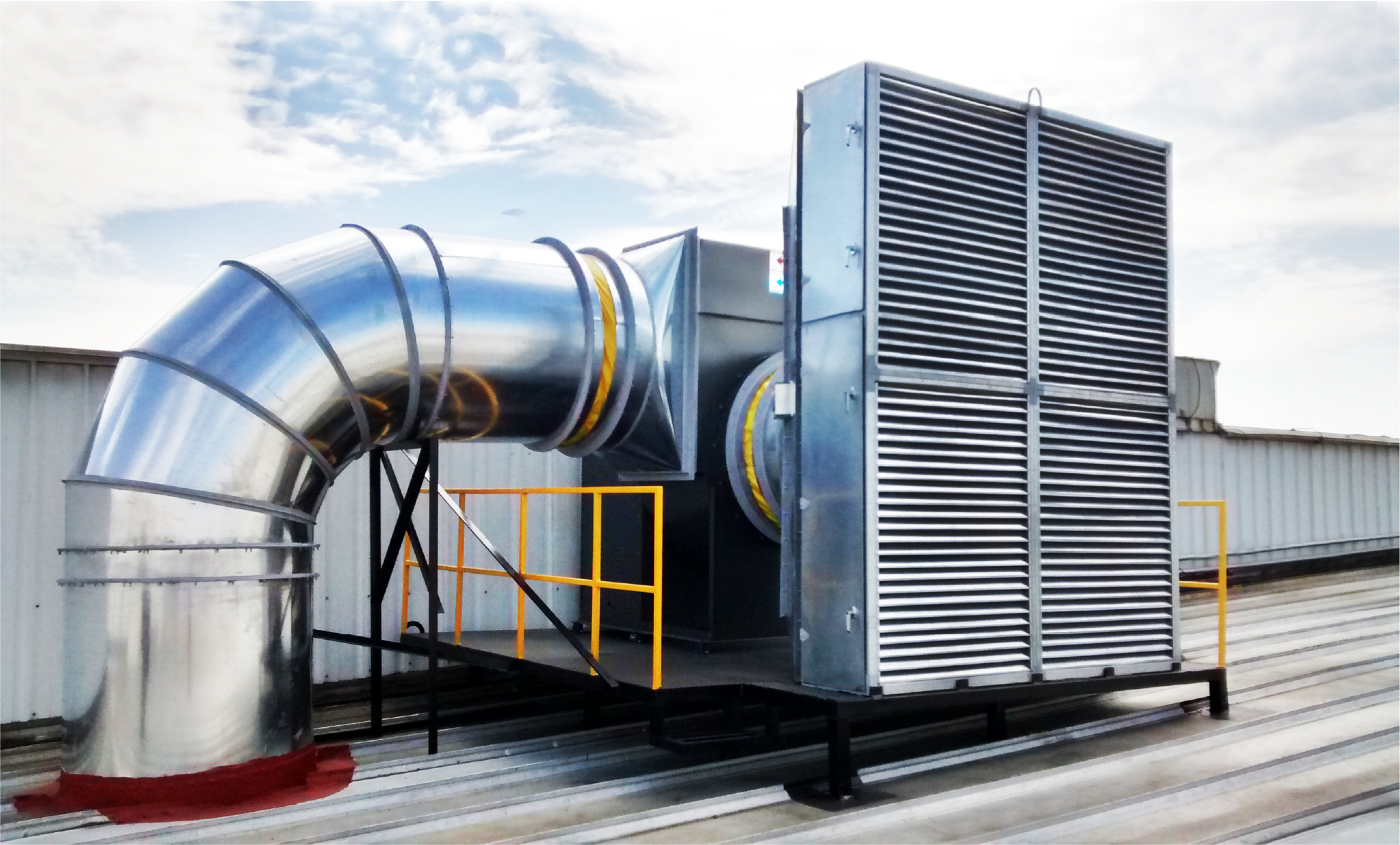 Sistemas de ventilación industrial, climatización industrial y extracción localizada