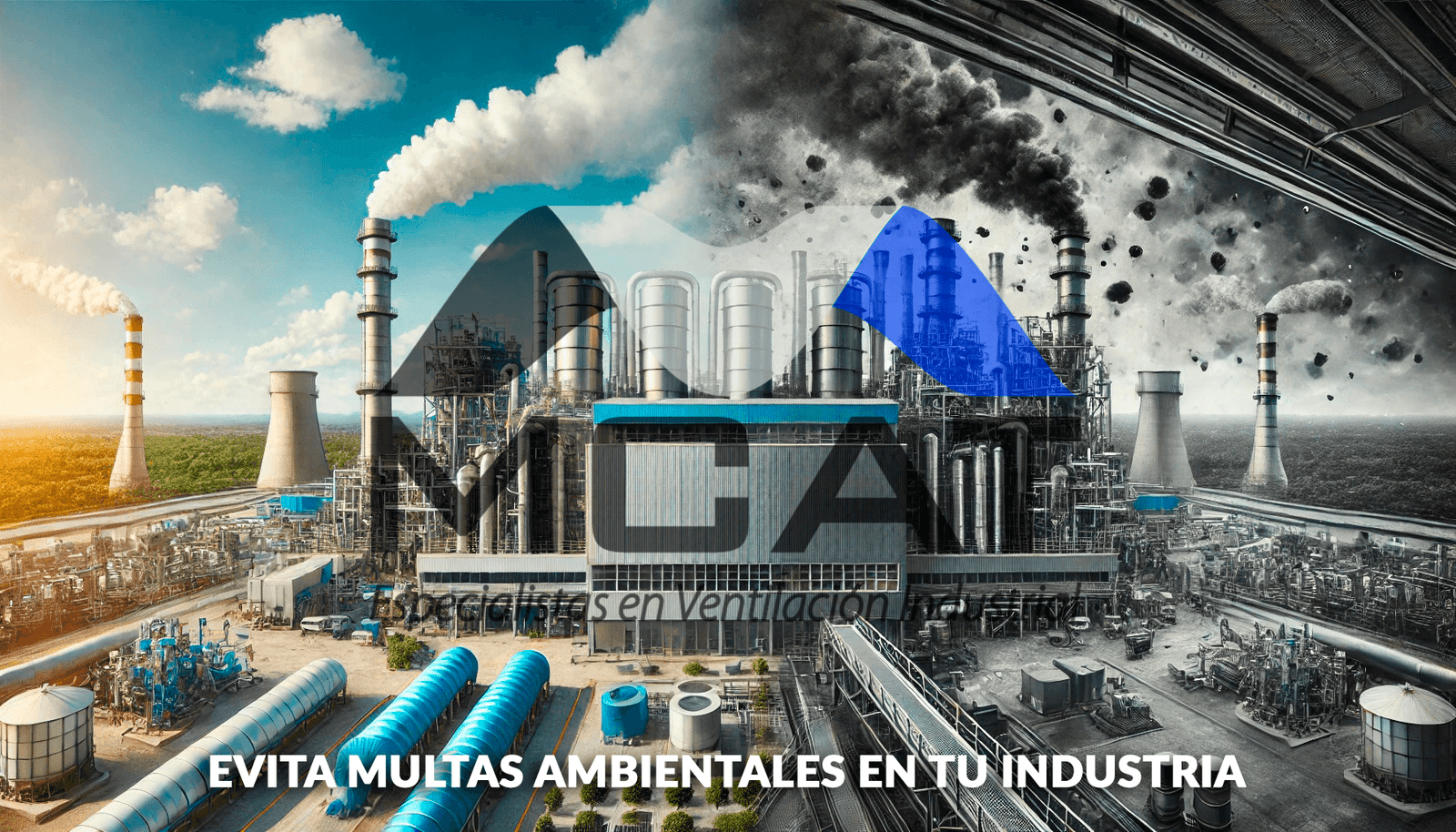 Evita Multas Ambientales en tu Industria con MCAT Especialistas en ventilación industrial y extracción de contaminantes