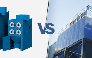 Comparación entre colector de cartucho y colector de mangas en sistemas de ventilación industrial